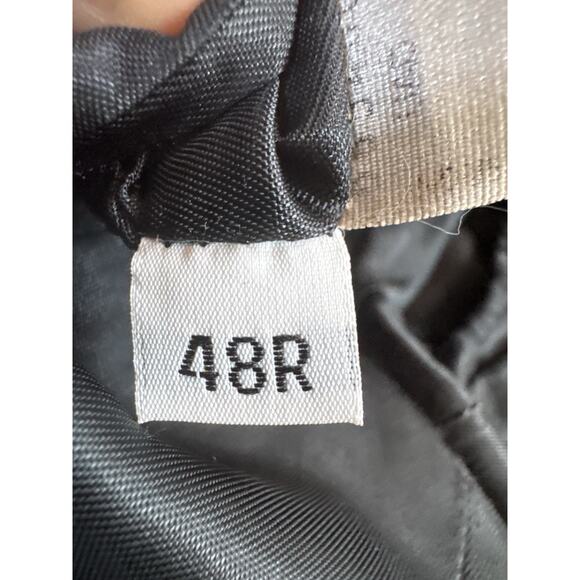 VTG Hart Schaffner Marx 48R Navy Blazer Gold Buttons Micron 2000 Wool Sport Coat - Picture 13 of 14